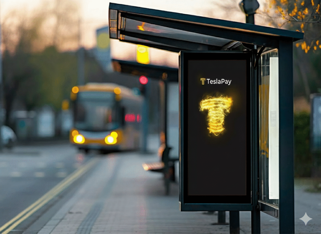 Дизайнерское агентство Espinoza разработала логотип и фирменный стиль для TeslaPay, инновационной компании, которая специализируется на безопасных и быстрых платежах.